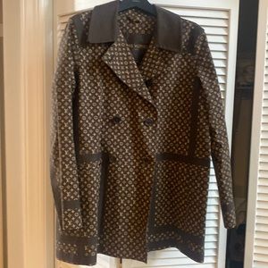 Louis Vuitton monogram jacket.